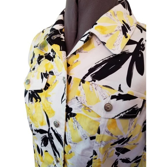 Draper's‎ & Damon's Petites Women's Multicolor Shirt Size 12 (L), Length 22 in - Picture 5 of 6